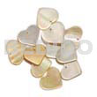Miniature MOP Hearts 10mm