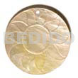 Round 40mm MOP Sun Design
