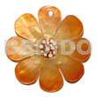 30mm Graduated Orange Hammershell Flower