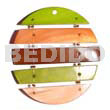 Segmented Kabibe Shell Circle 55mmm