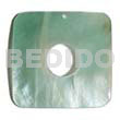 40mmx40mm Square Aqua Hammershell 15mm