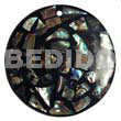 50mm Round Paua Blocking Resin