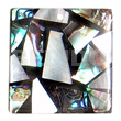 Flat Square Black Resin 20mmx20mm