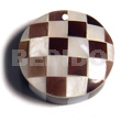 Round Dome Flat Sides Checkered