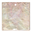 Flat 30mmx30mm Square Green Shell