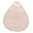 40mmx34mm Natural White Capiz Rounded