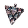 Triangle 50mm Glistening Abalone In