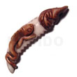 70mm Cowrie Tiger Shell Fang