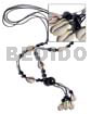 4 Rows Black Wax Cord
