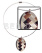 Coated White Cable Wire Neckline