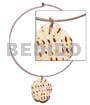 Nickel-free Silver Hoop Ring Scallop