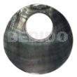 40mm Round Blacklip 16mm Hole