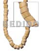 Nat. White Wood Round Irregular