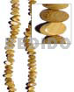 Nangka Slidecut Wood Beads 4mmx8mmx21mm