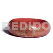 Light Red Mahogany Tone Embossed