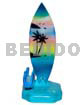 18.5inx3/14inx3.4in Handpainted Wood Removable Surfboard