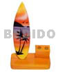 6inx3.5inx2.8in Handpainted Wood Surfboard Double