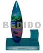 4inx3inx1.5in Handpainted Wood Surfboard Single