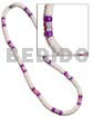 4-5mm White Clam Lilac 4-5mm