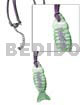 Mint Green Fishbone Hammershell Glass