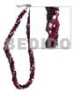 Twisted 4 Rows-2-3mm Coco Heishe