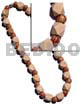 10mm Nat. White Wood Round