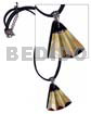 40mmx42mm Laminated MOP/blacktab Accordion Fan
