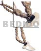 45mmx35mm Kabibe Shell Fang Pendant