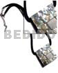 45mmx45mm Blacklip Shell Cracking Inlaid