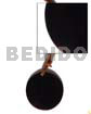 Leather Thong 40mm Round Tab