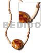 2-3mm Coco Heishe Bleach/nassa Tiger