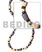 Bleach/powder Blue Wood Tube 4-5mm