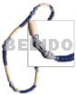 Royal Bule/bleach 4-5mm Coco Heishe