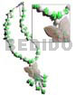 White Rose/neon Green White Rose