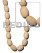 Nat. White Wood Oval 17mmx25mm