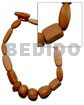 Natural Wood Beads Dyed In
