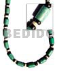 Green Wood Tube Pukalet Black