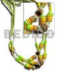 3 Rows 2-3mm Lime Green