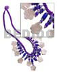Violet Macrame Dangling 15mm Nat.