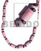 Pastel Pink Wood Tube 4-5mm