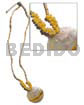 2-3mm Gold Lip Heishe Yellow