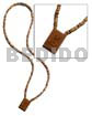 2-3mm Coco Heishe Tiger Embossed