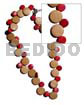 Single Row Red/nat. White Coco