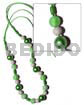 12mm Wrapped Wood Beads W
