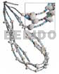 3 Layers Glass Beads Moonshells