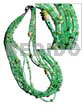 8 Rows Light Green Glass