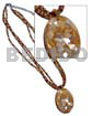 3 Layers Glass Beads 50mmx35mm