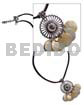 Dangling 5pcs. 15mm Round MOP