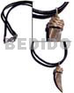 35mmx10mm Abalone Shell Fang Pendant