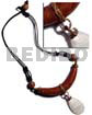 75mmx15mm Bayong Wood Pendant Dangling